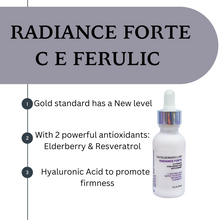 Load image into Gallery viewer, Radiance Forte CE Ferulic Vitamin C With Hyaluronic Acid, Elderberry and Resveratrol Antioxidants
