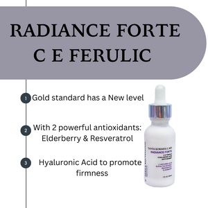 Radiance Forte CE Ferulic Vitamin C With Hyaluronic Acid, Elderberry and Resveratrol Antioxidants