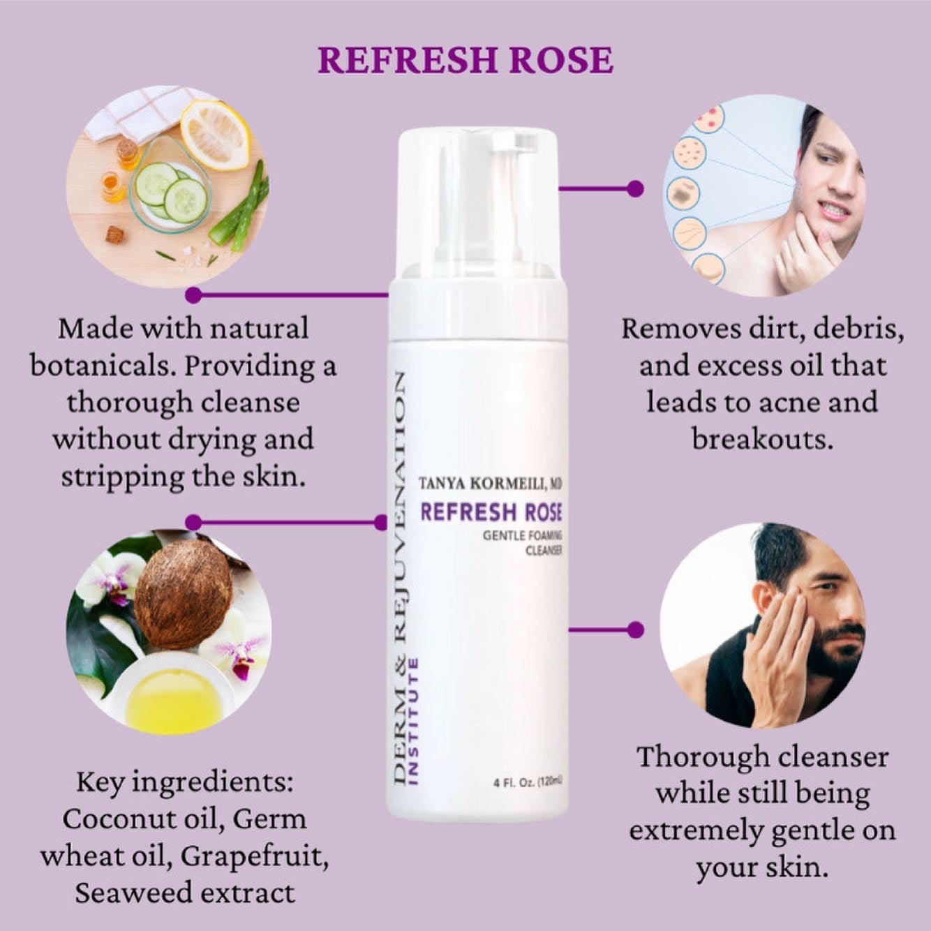 Refresh UNSCENTED Gentle Foaming Cleanser