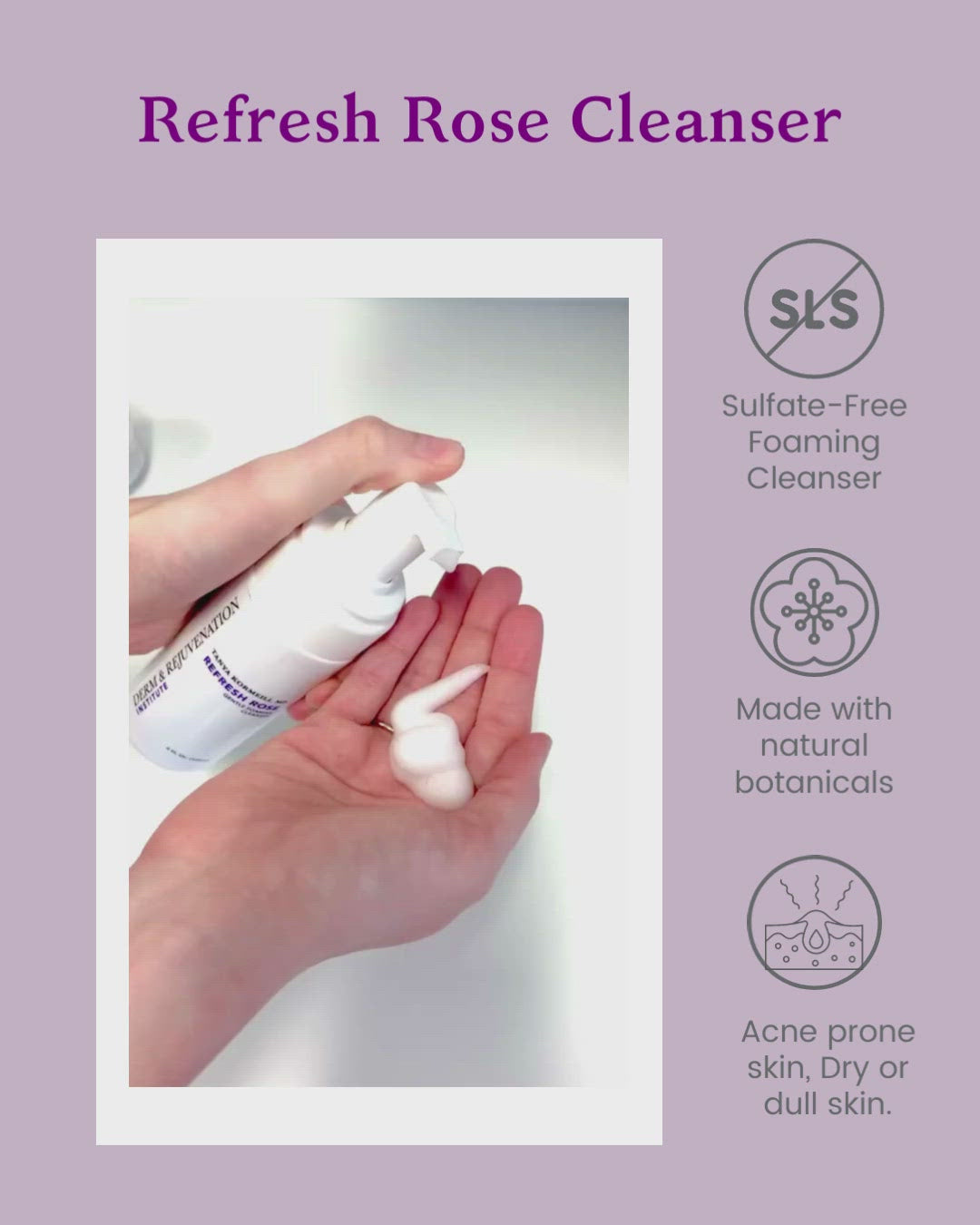 Refresh UNSCENTED Gentle Foaming Cleanser