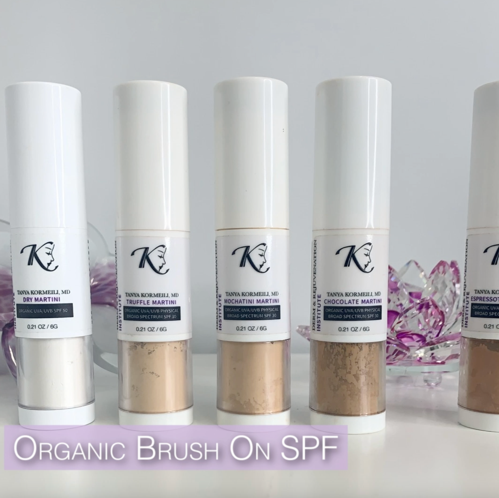 Clear Non-Tinted Organic Brush On SPF